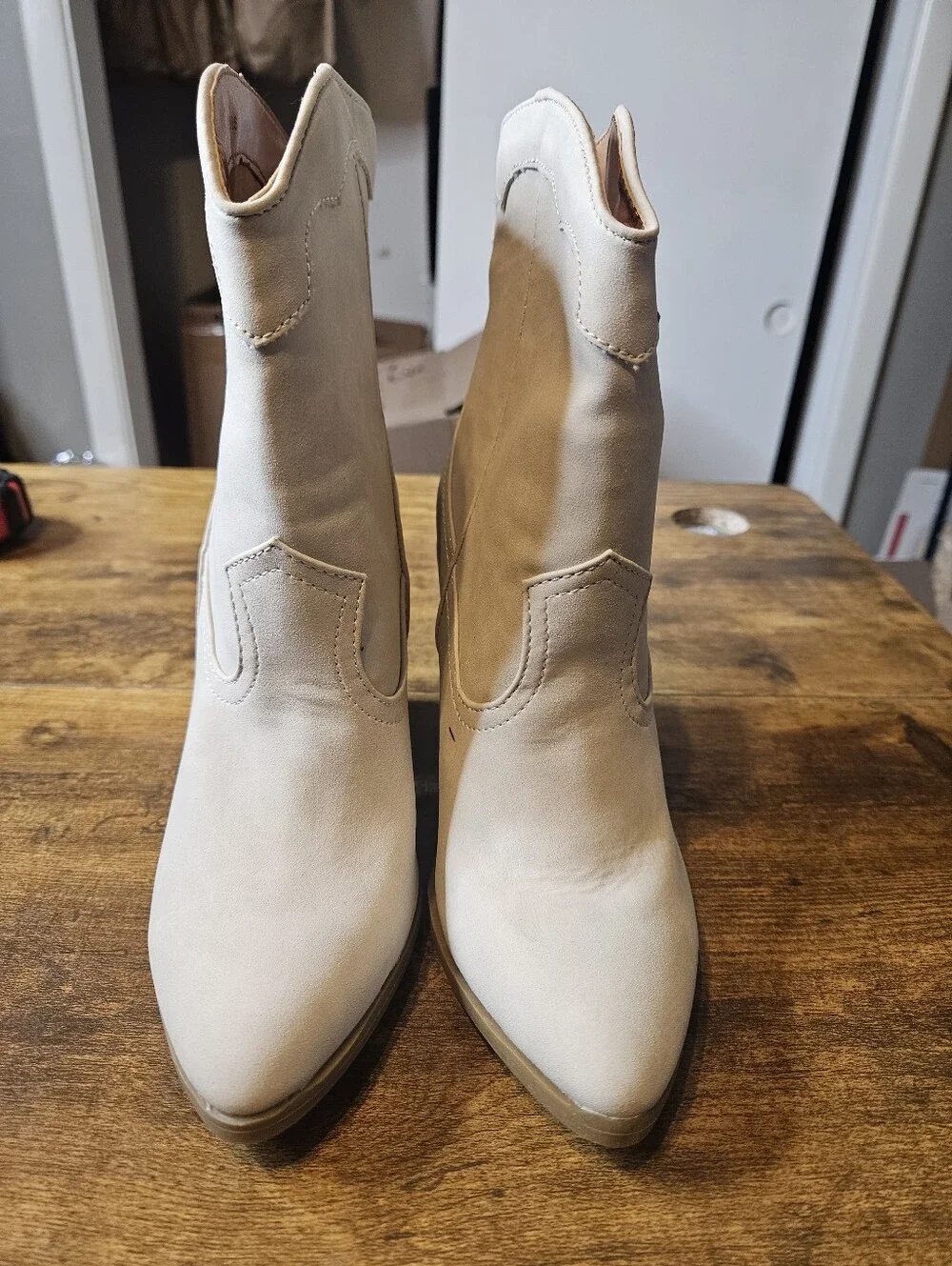 DV By Dolce Vita Womens Nikson Western Style Ankle Booties Size 6.5 New INK MARK